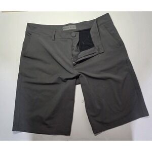 Willy Mens Size 34 California Tech Performance Golf Flex‎ Gray Chino Shorts